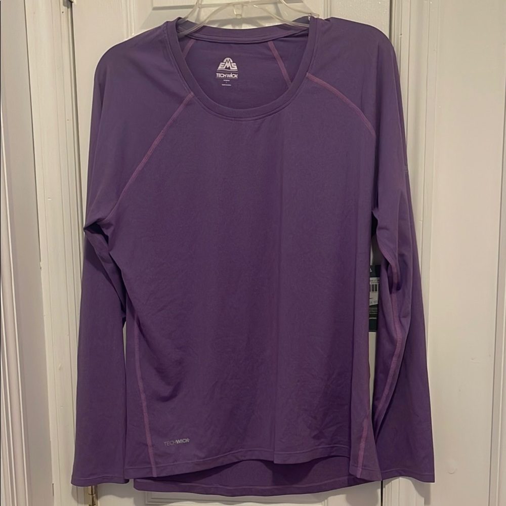 Eastern Mountain Sports Purple Long Sleeve Tee